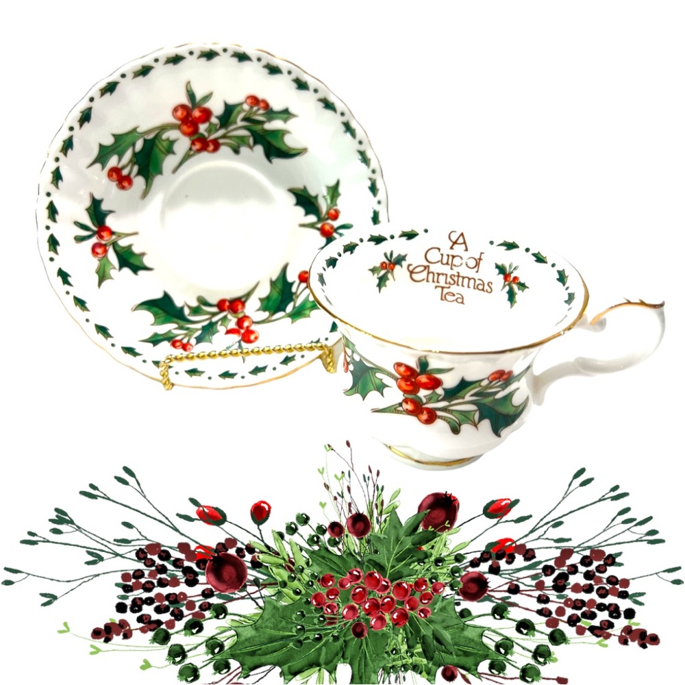 Waldman House 'A Cup of Christmas Tea' Holly